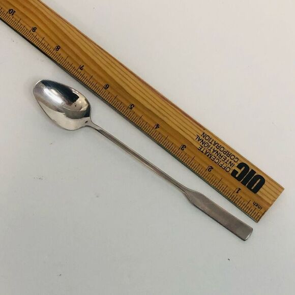 oneida silver stainless modern antique iced tea spoon replacement discontinued - Picture 2 of 4